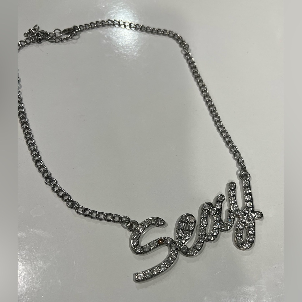 Silver Bling Sexy Necklace